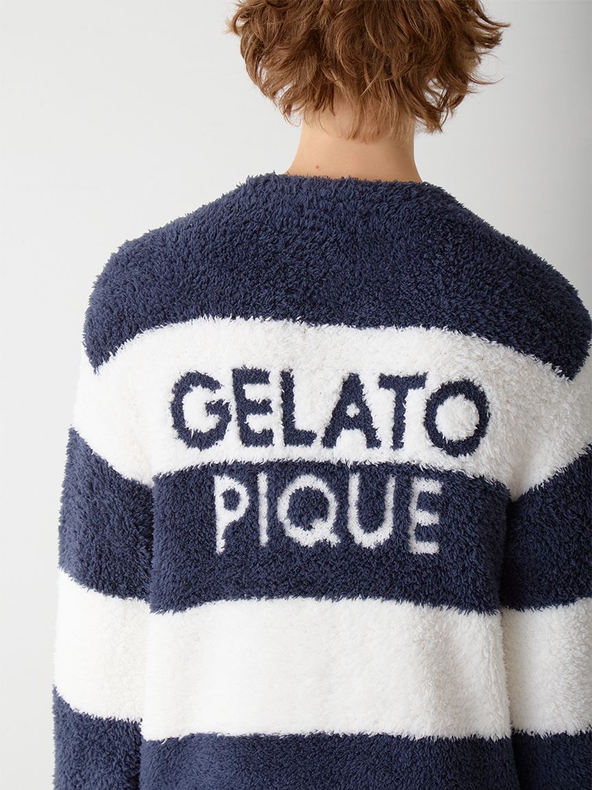 ジェラートプルオーバー黒 セール】【JOEL ROBUCHON】【HOMME】ツイードモコプルオーバー（ルーム