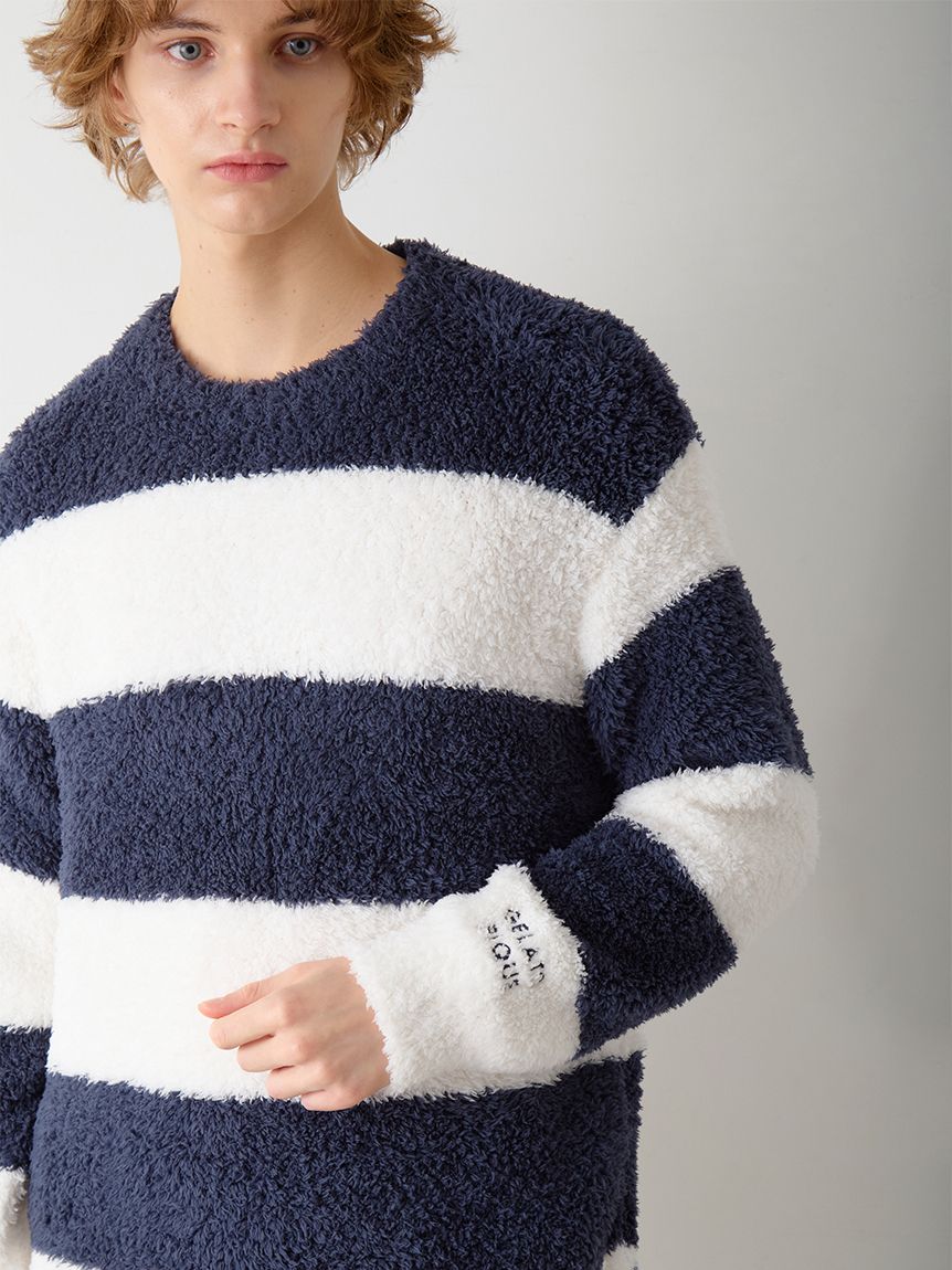 HOMME】ジェラート2ボーダープルオーバー(ニットプルオーバー)｜ルーム