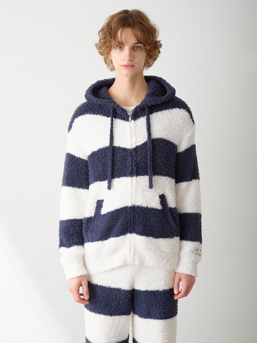 HOMME】ジェラート2ボーダーパーカー(パーカ)｜ルームウェア・パジャマ