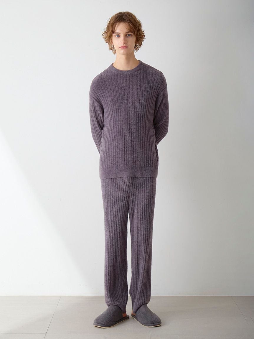 HOMME】調温スムーズィープルオーバー(ニットプルオーバー