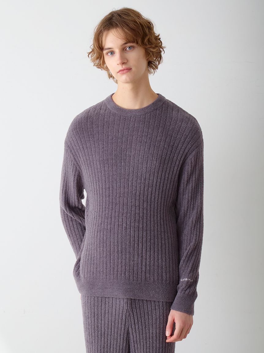 HOMME】調温スムーズィープルオーバー(ニットプルオーバー