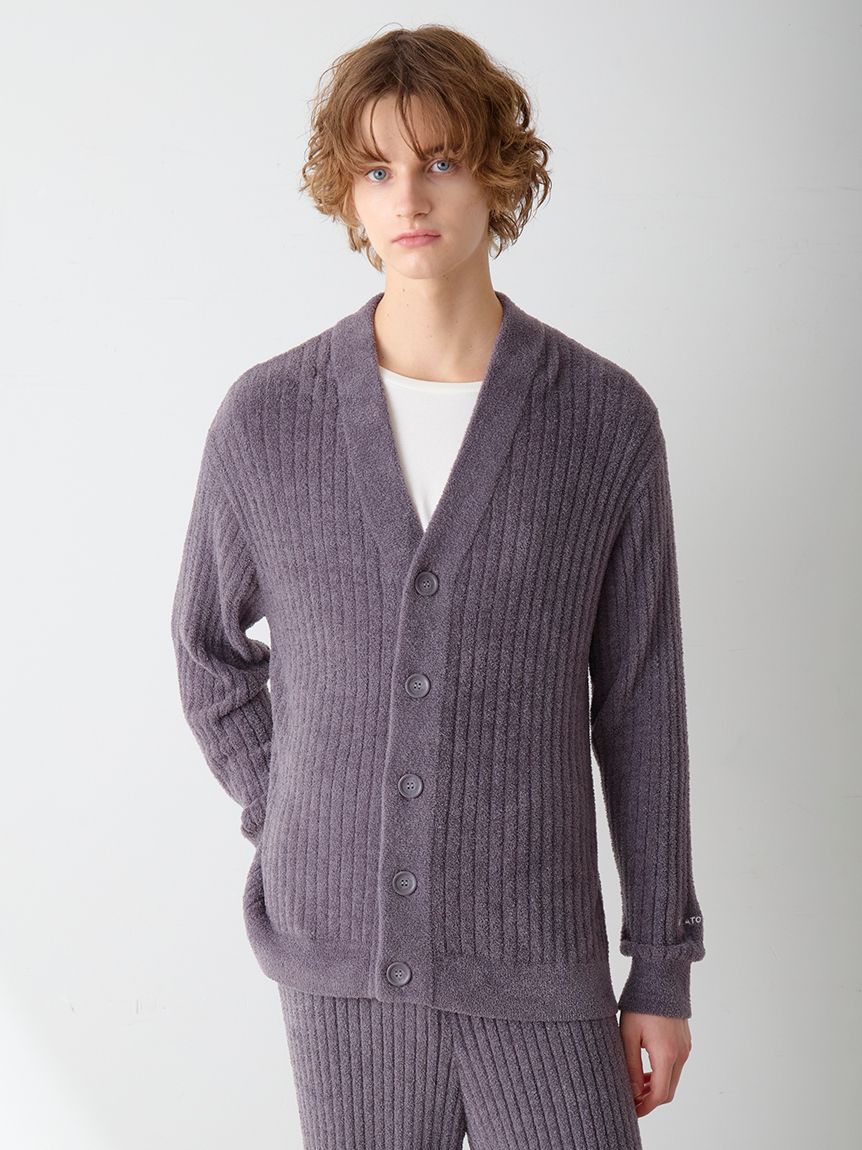 ジェラートピケ 調温スムーズィー カーディガン パンツ セット ネイビー HOMME】調温スムーズィーカーディガン(カーディガン・ガウン)｜ルーム