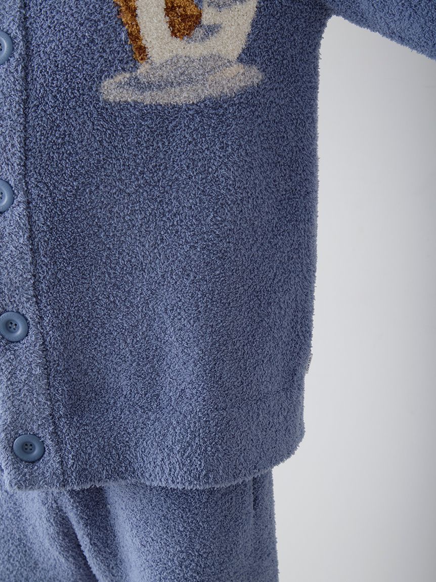 HOMME】パウダーフォレストベアジャガードカウチン(カーディガン