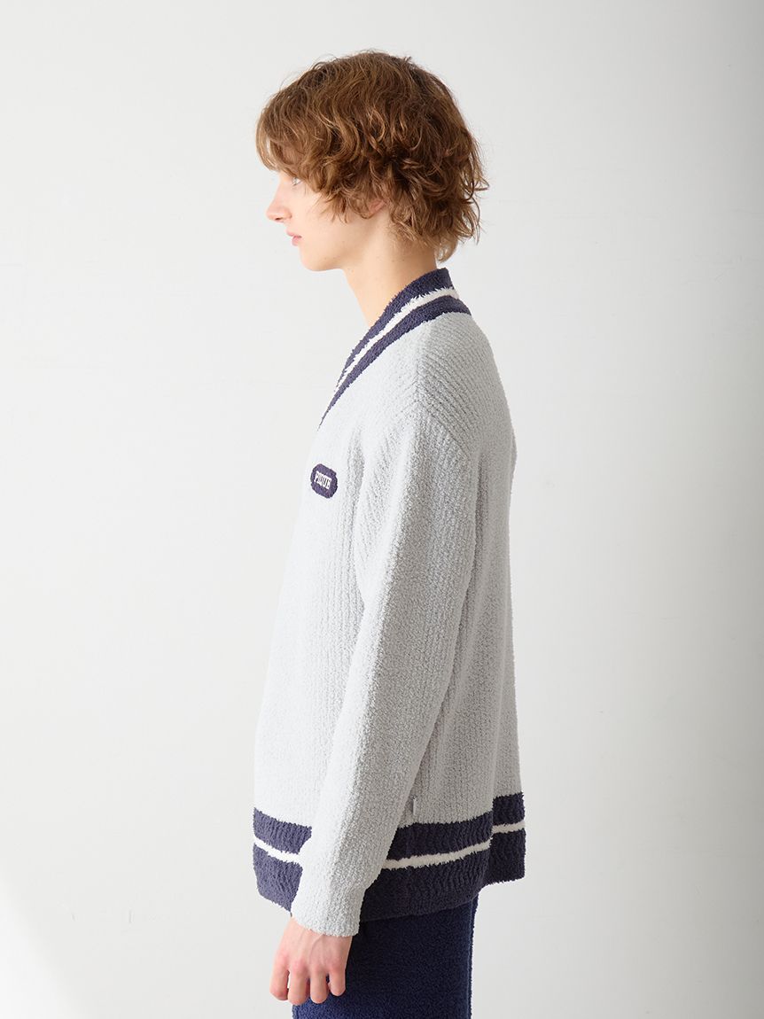 HOMME】パウダーラインプルオーバー(ニットプルオーバー)|ルーム HOMME】パウダーラインプルオーバー(ニットプルオーバー)|ルーム