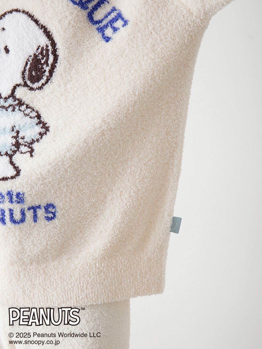 PEANUTS】【HOMME】オリジナルアート ジャガードプルオーバー