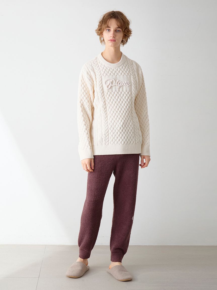 HOMME】アランプルオーバー(ニットプルオーバー)｜ルームウェア