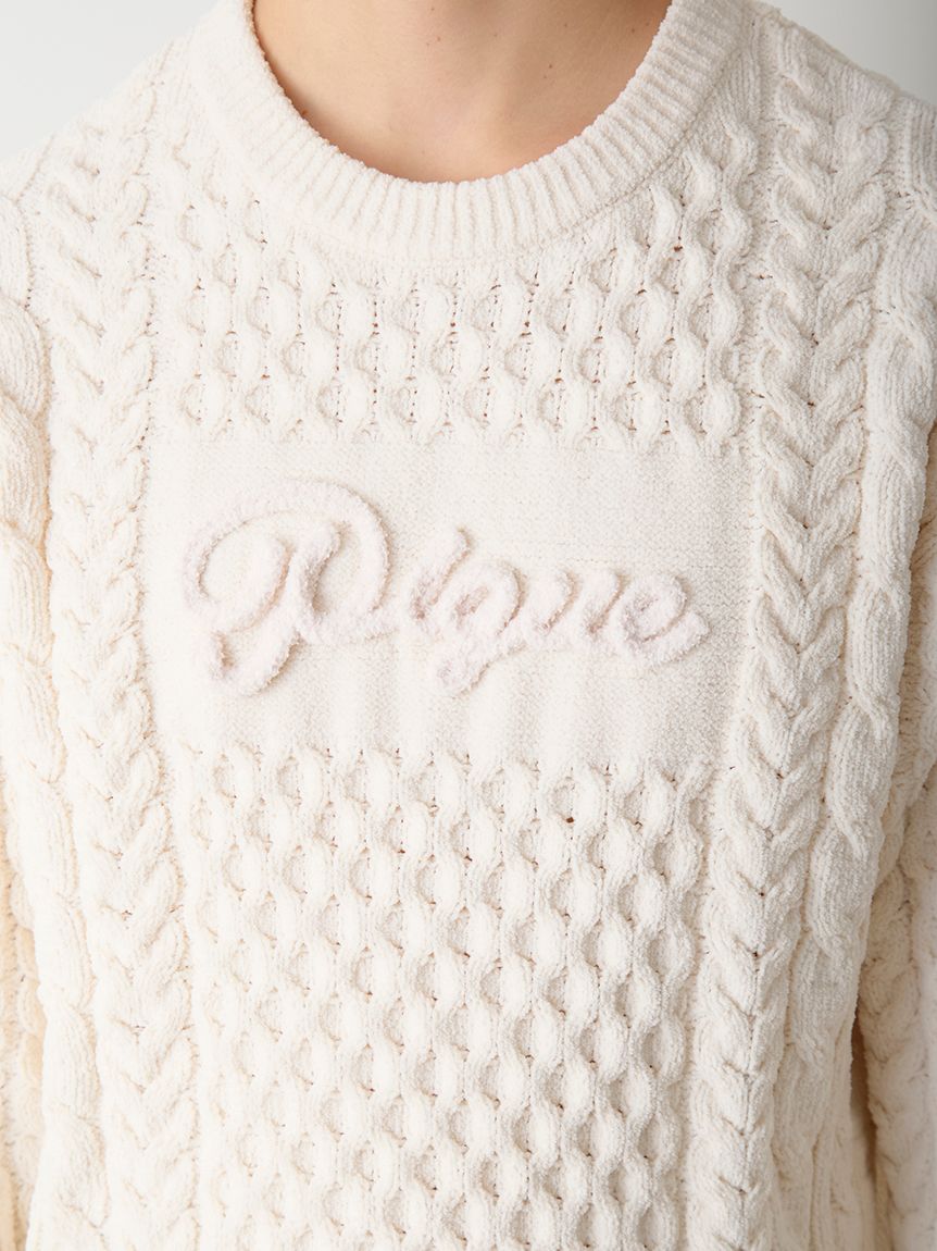 HOMME】アランプルオーバー(ニットプルオーバー)｜ルームウェア