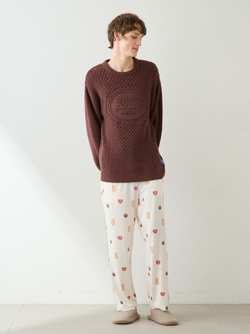 HOMME】アランプルオーバー(ニットプルオーバー)｜ルームウェア