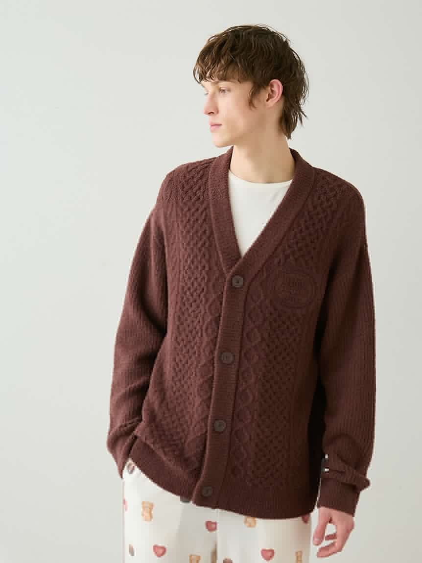 HOMME】アランカーディガン(カーディガン・ガウン)｜ルームウェア