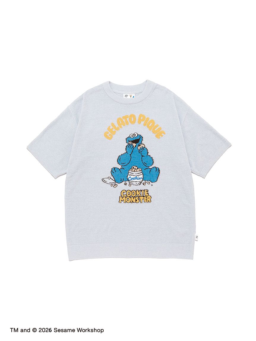 tuki. 承認欲求爆発 Tシャツ&スウェットパンツセット L SESAME STREET】【HOMME】エアリーモコジャガードプルオーバー&ハーフ
