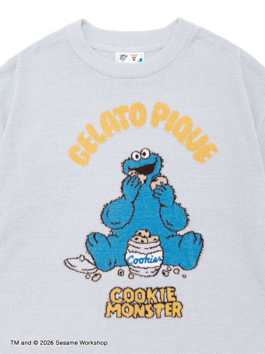 SESAME STREET】【HOMME】エアリーモコジャガードプルオーバー&ハーフ