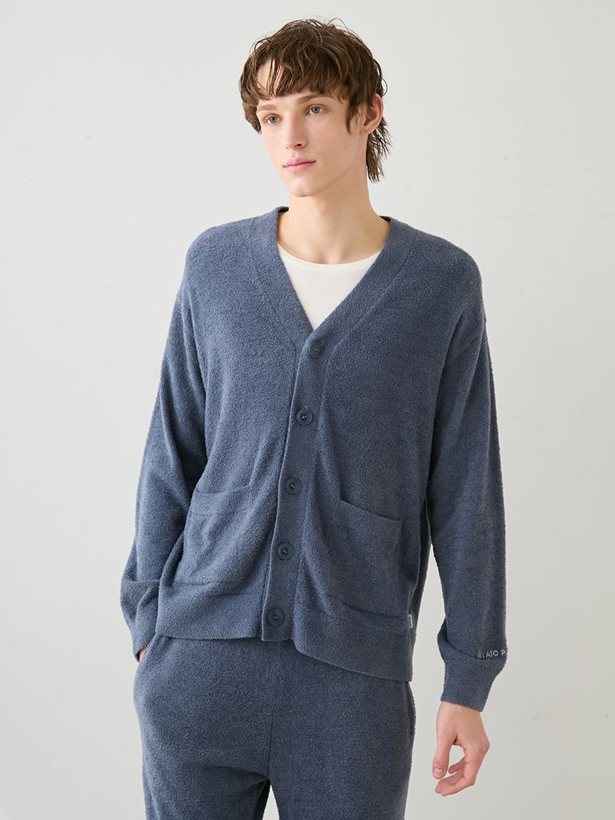 正規品♡調温♡スムーズィー上下セット♡グレー HOMME】調温スムーズィーカーディガン(カーディガン・ガウン)｜ルーム