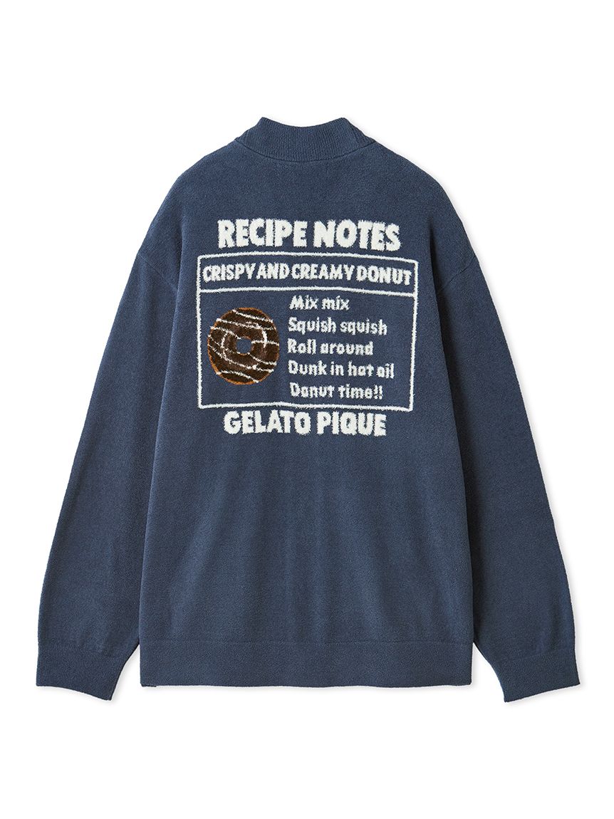 【SESAME STREET】エアリーモコアップリケカーディガン SESAME STREET] Airy Moco Applique Cardigan