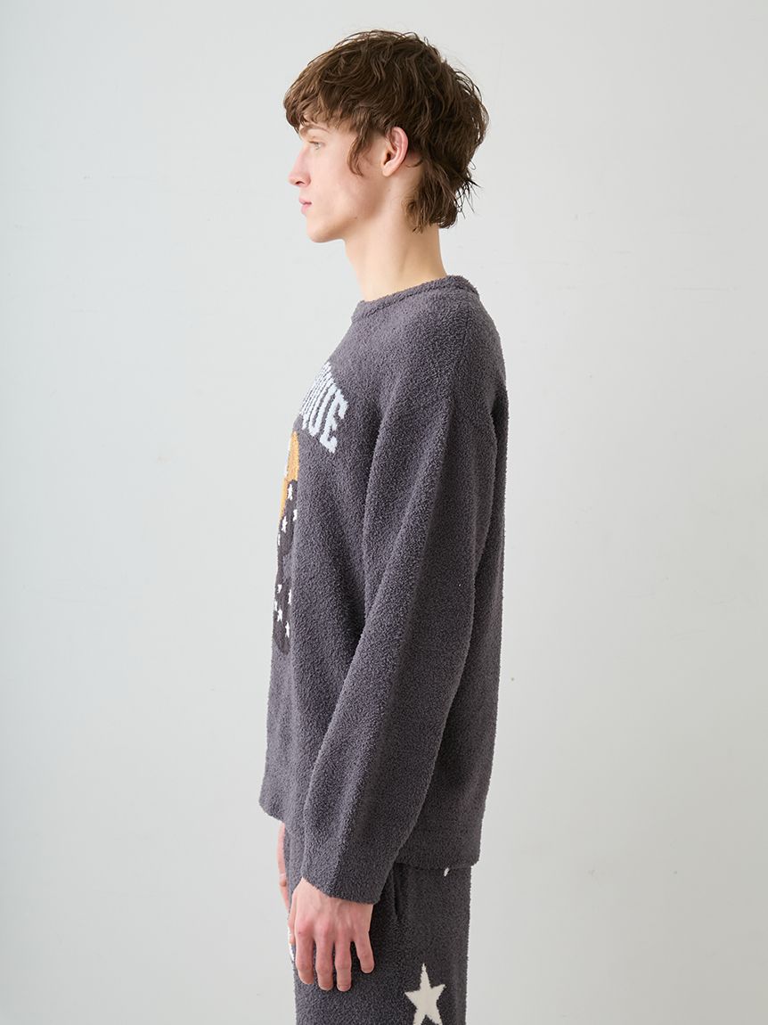 HOMME】べビモコグッドモーニングベアプルオーバー(ニットプルオーバー