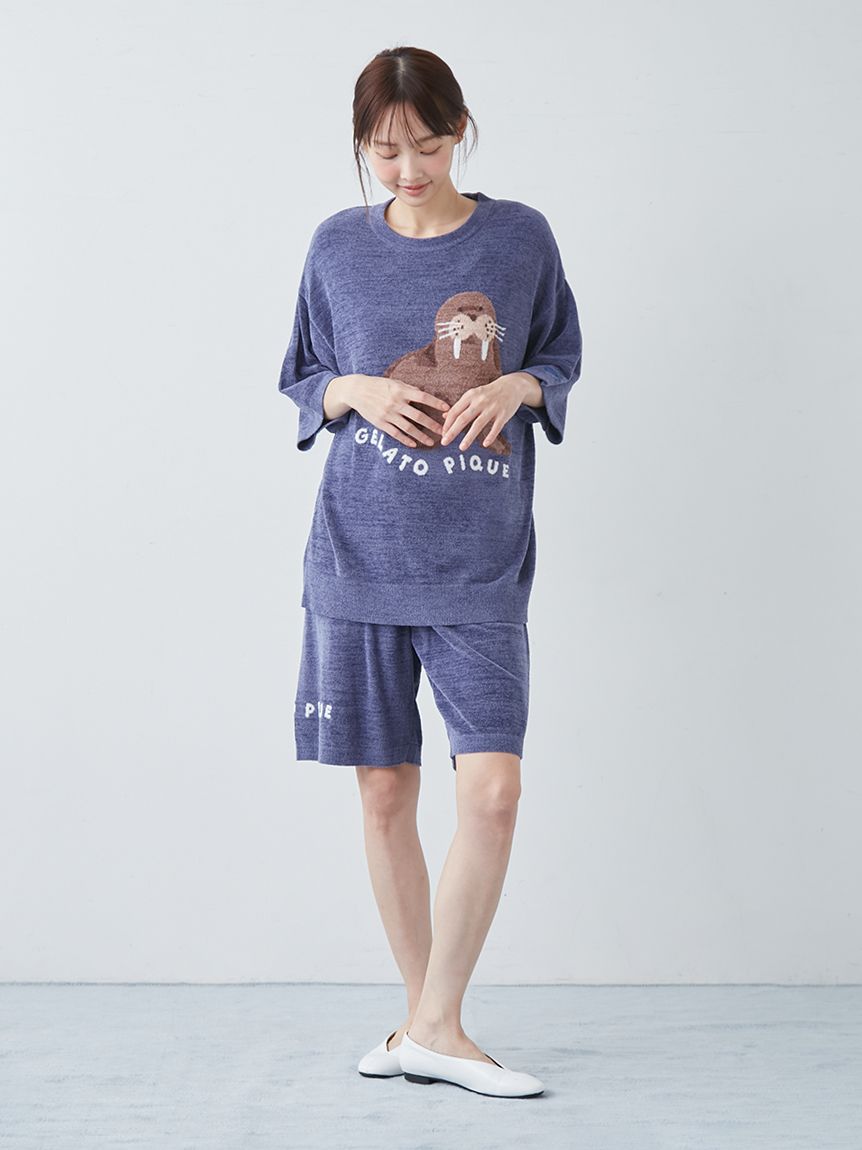 HOMME】【接触冷感】スムーズィーliteシーアニマルジャガードプル