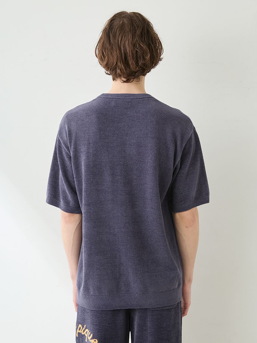 ONLINE限定】【HOMME】 サマーベアジャガードプルオーバー&ロゴ