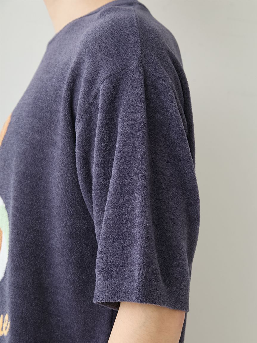 ONLINE限定】【HOMME】 サマーベアジャガードプルオーバー&ロゴ