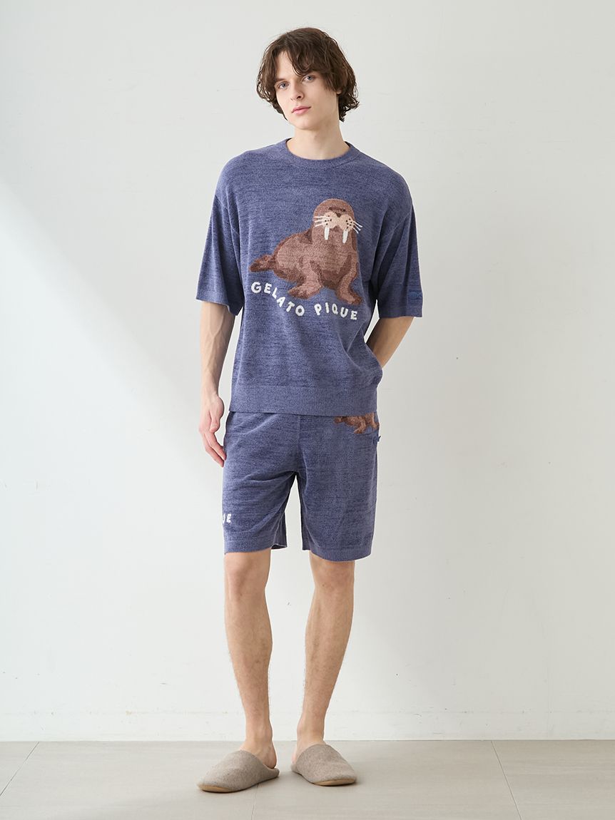 ONLINE限定】【HOMME】【接触冷感】スムーズィーliteシーアニマル