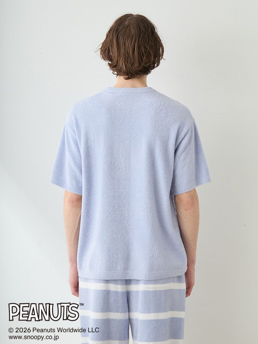 PEANUTS】【HOMME】スムーズィージャガードプルオーバー(カットソー・T