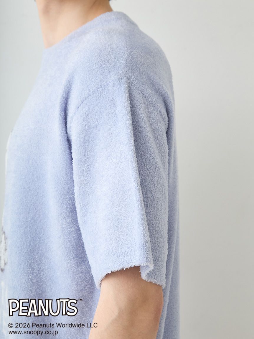 PEANUTS】【HOMME】スムーズィージャガードプルオーバー(カットソー・T