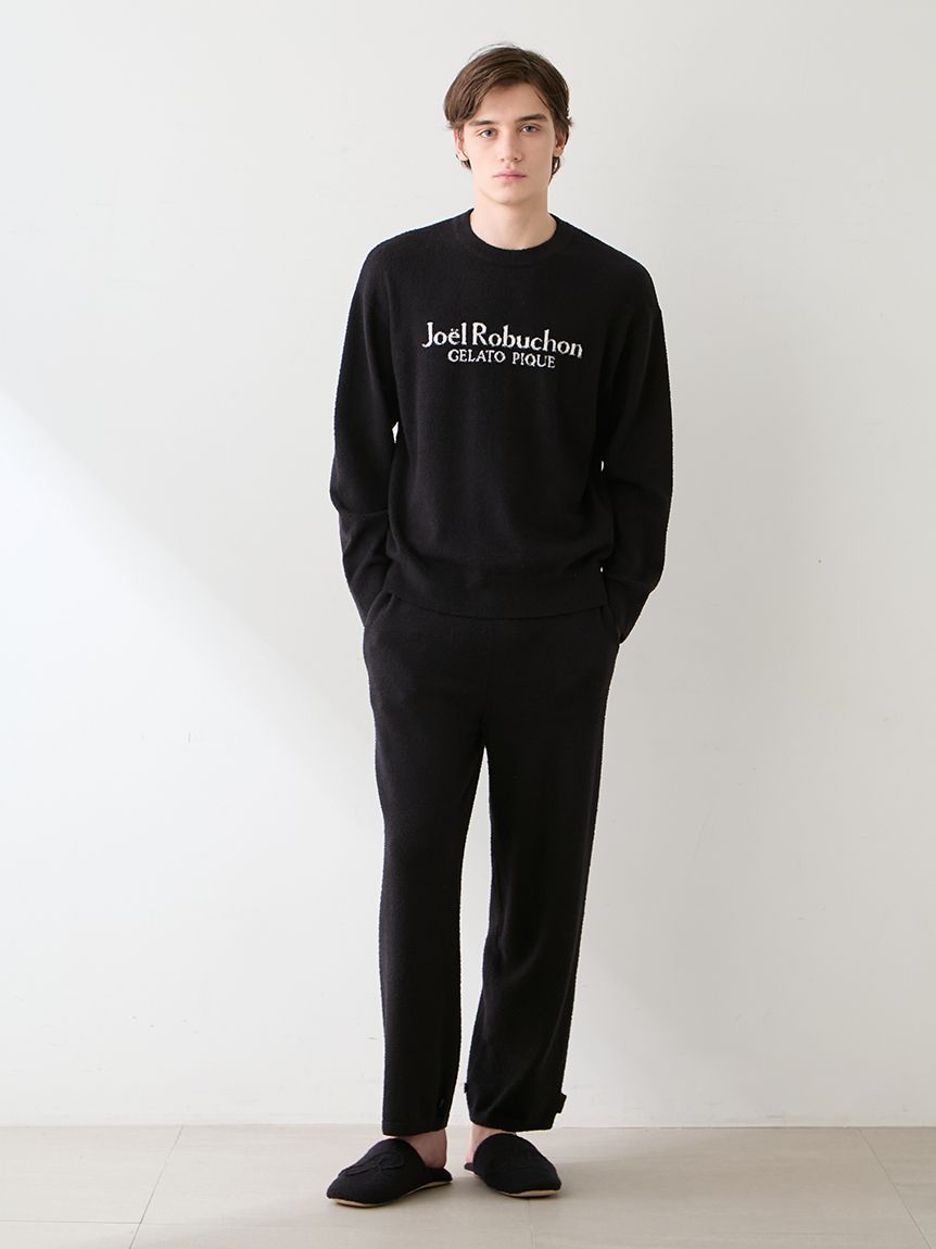 JOEL ROBUCHON】【HOMME】調温スムーズィージャガードプルオーバー