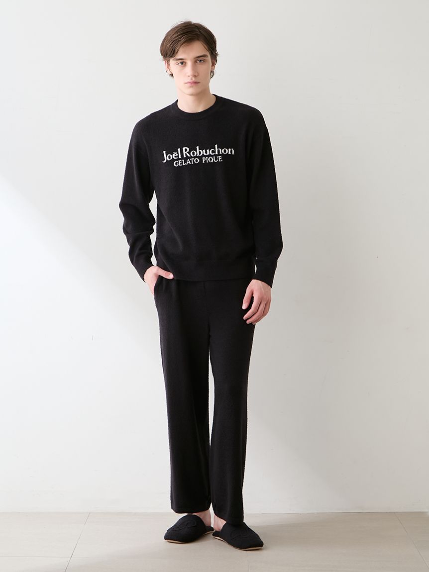 JOEL ROBUCHON】【HOMME】調温スムーズィージャガードプルオーバー