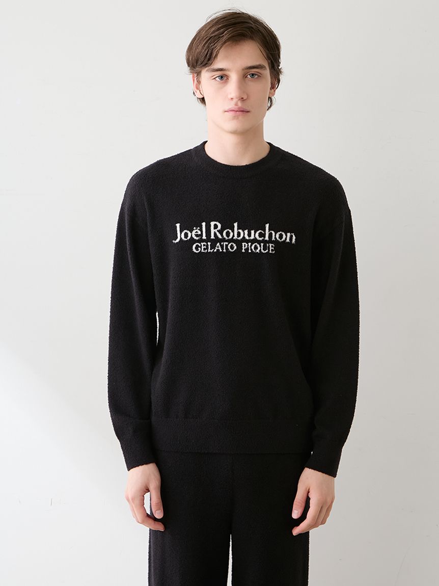 JOEL ROBUCHON】【HOMME】調温スムーズィージャガードプルオーバー