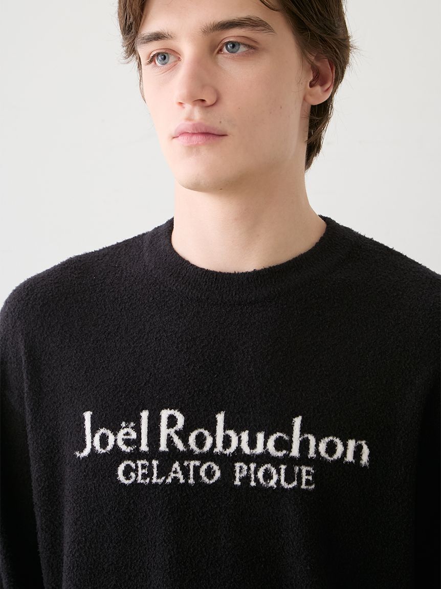 JOEL ROBUCHON】【HOMME】調温スムーズィージャガードプルオーバー