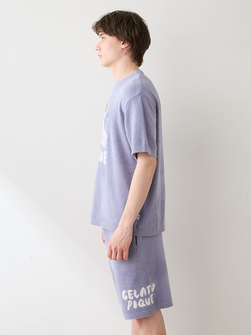 ヒラノトシユキ】【HOMME】エアリーモコPLANEDOGジャガードプル