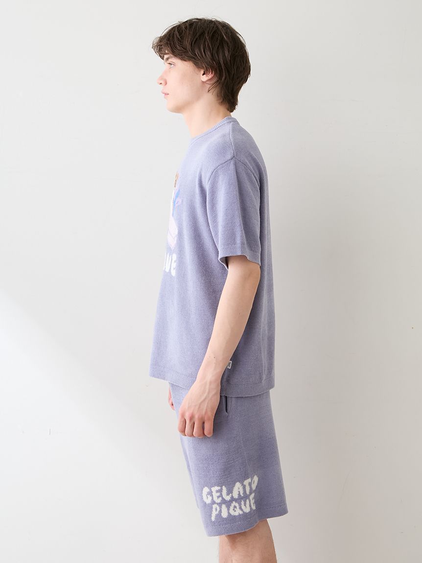 ヒラノトシユキ】【HOMME】エアリーモコPLANEDOGジャガードプル