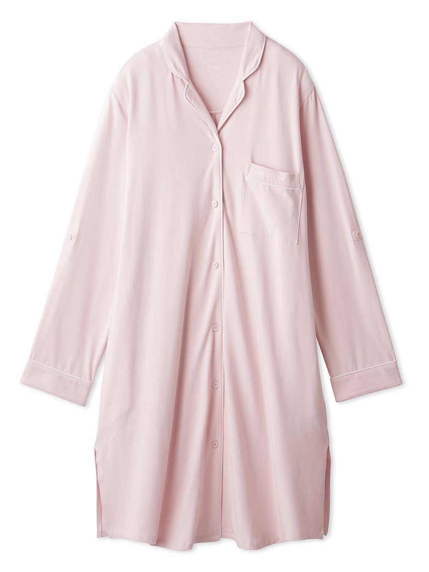 【おまけ付】新品未使用　gelato pique マタニティシャツワンピース マタニティシャツワンピース(マタニティウェア)｜ルームウェア
