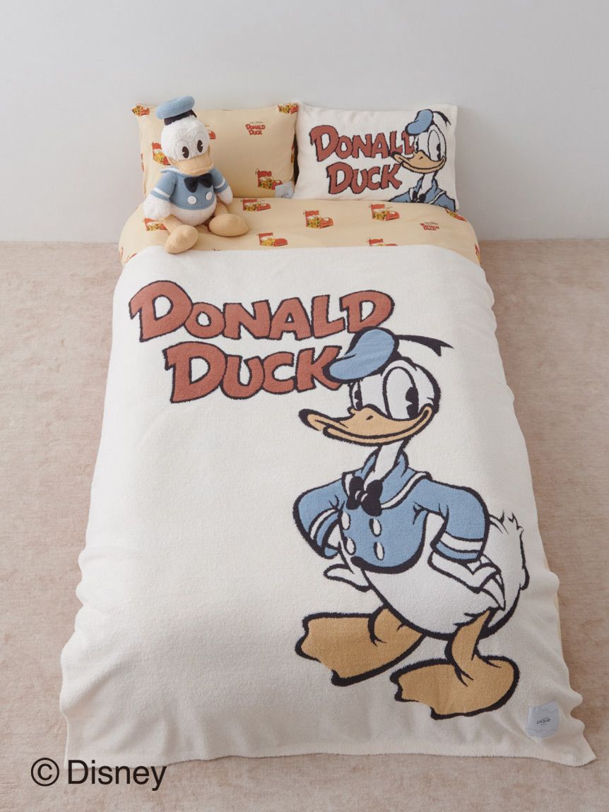 Sleep】Mickey&Donald/ジャガードマルチカバー(ブランケット 