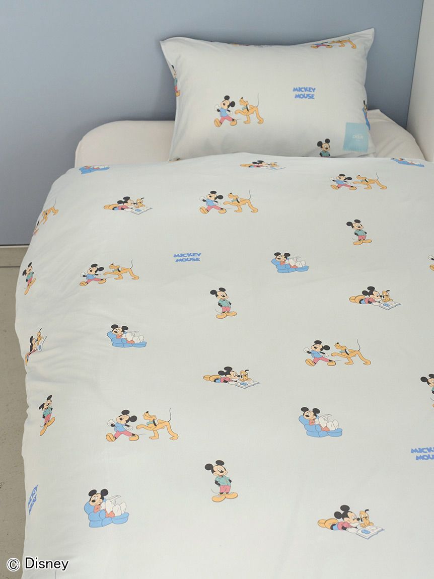Sleep】Mickey&Minnie / プリントピローケース(枕カバー