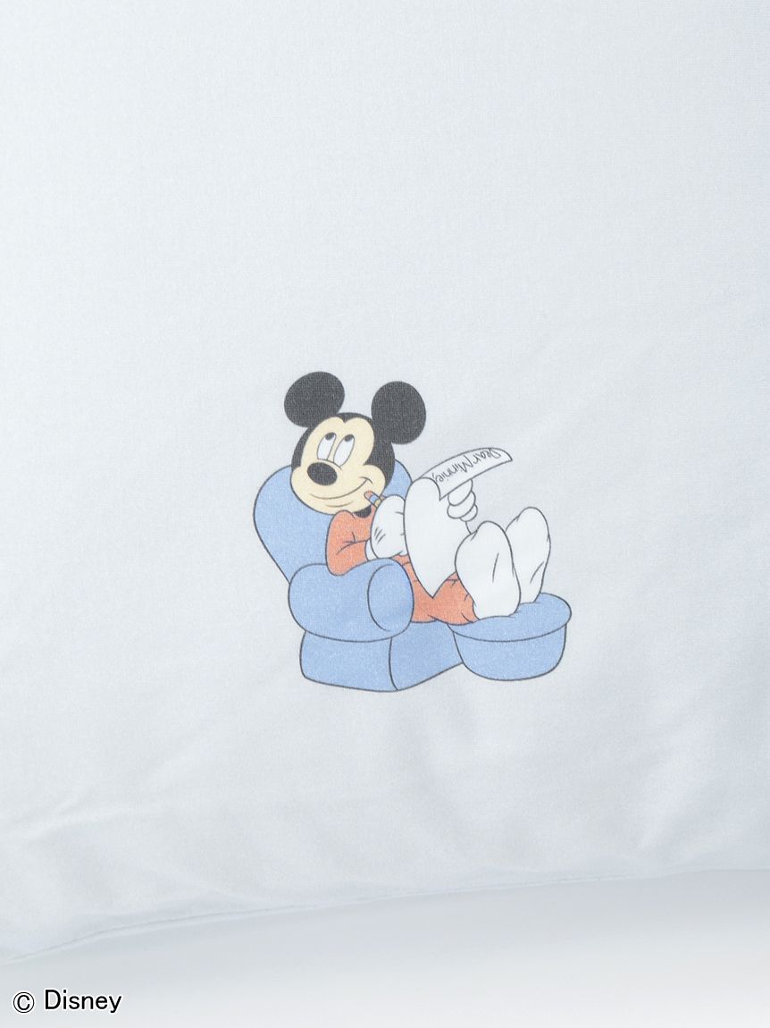 Sleep】Mickey&Minnie / プリントピローケース(枕カバー