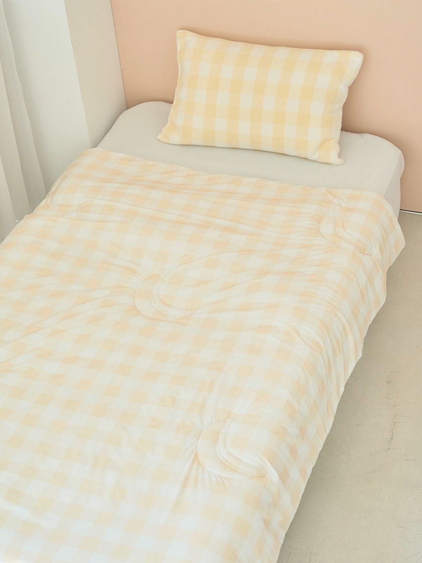 Sleep】接触冷感フルーツ柄リバーシブルキルトケット