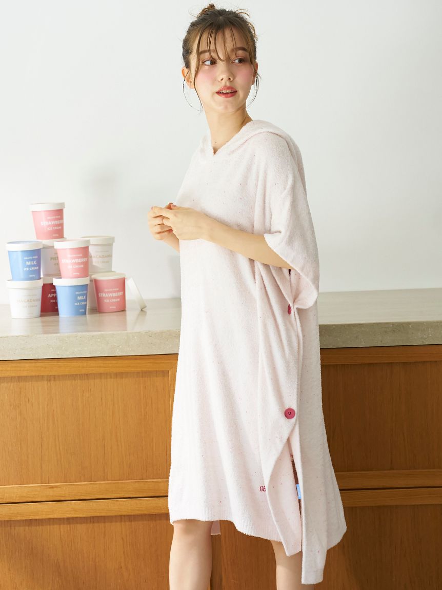 ジェラートピケ　ワンピース　カップアイスモチーフバスポンチョ Amazon.co.jp: [ジェラート ピケ] sleep カップアイスモチーフ