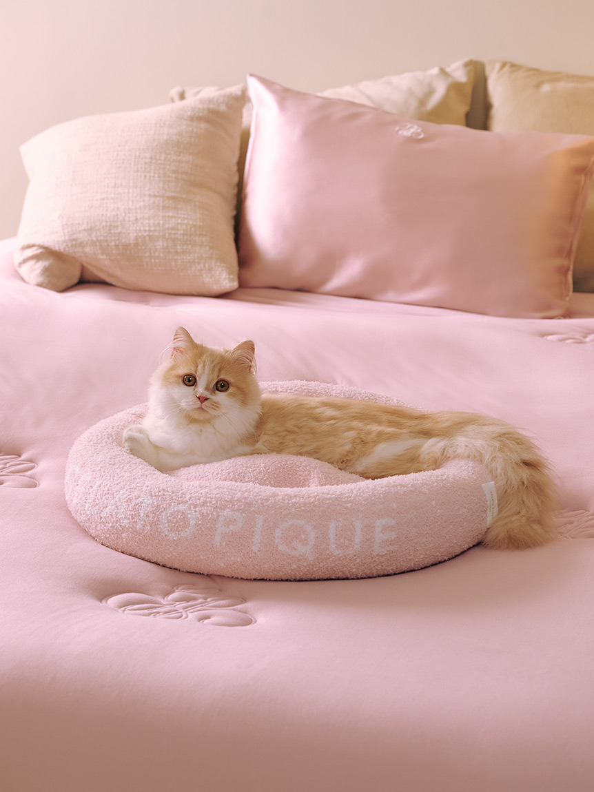 ジェラートピケ　枕　布団カバー　猫　シングル ジェラートピケ Sleep シングル 寝具 シーツ カバー 枕カバー 猫