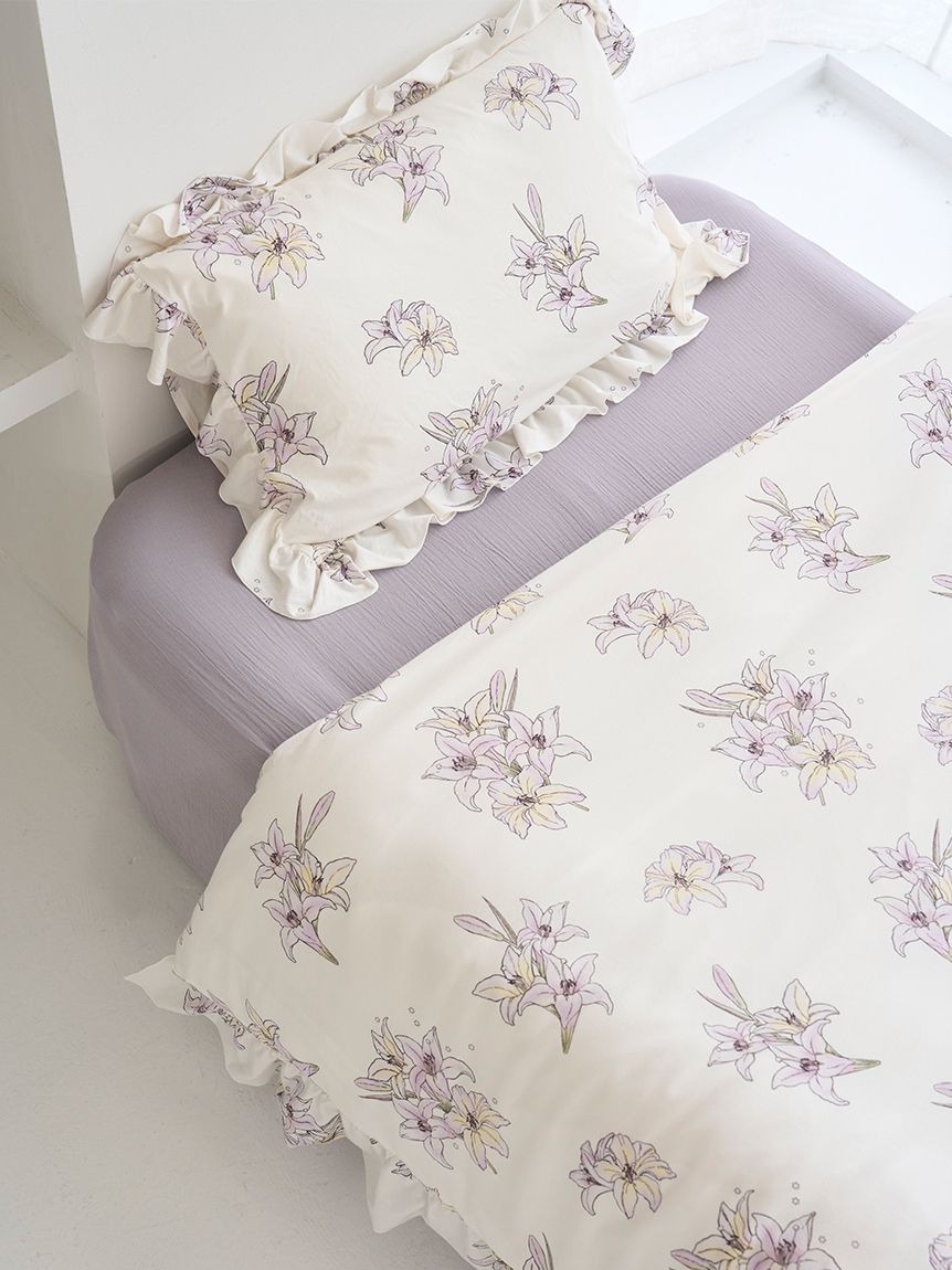 MUCHA】【Sleep】リリー柄 2点セット（シングル）(寝具セット)｜ルーム