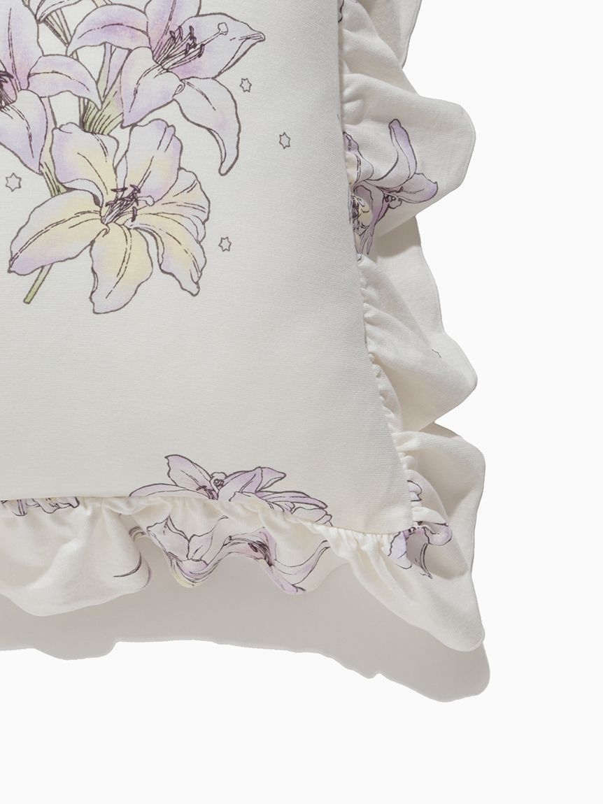 MUCHA】【Sleep】 リリー柄ピローケース(枕カバー)｜ルームウェア