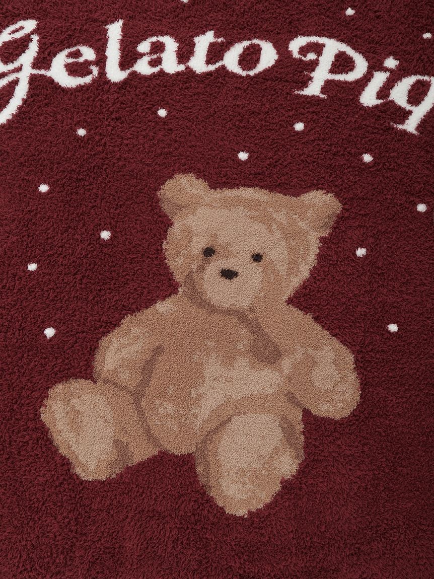 Sleep】【HOLIDAY】 スノーベア ジャガードマルチカバー(ブランケット