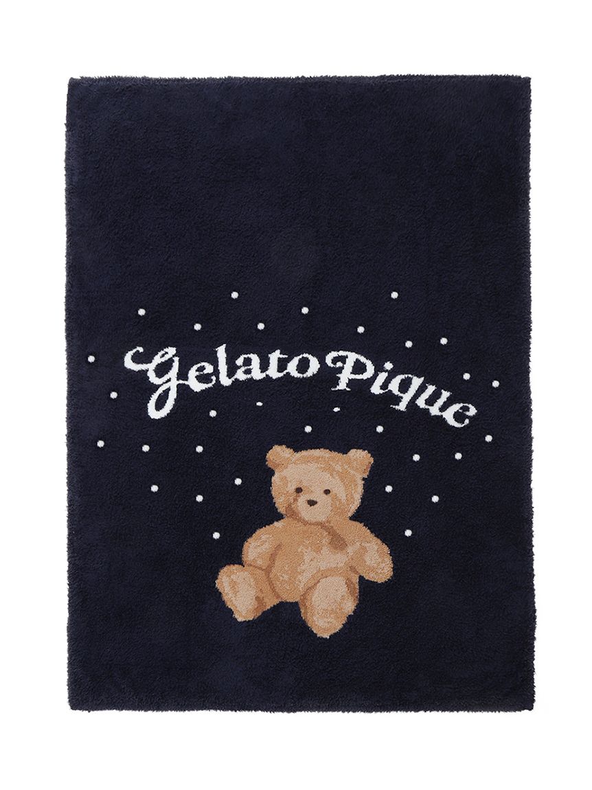 Sleep】【HOLIDAY】 スノーベア ジャガードマルチカバー(ブランケット