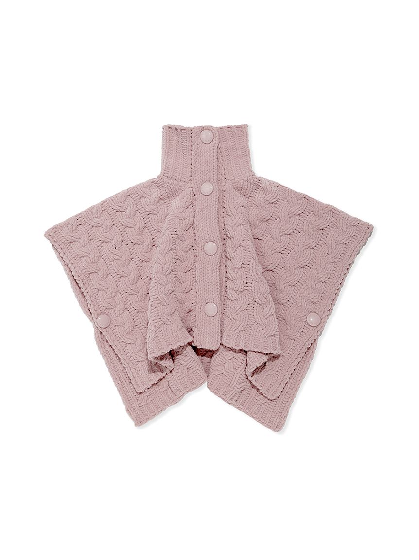 Sleep】ケーブルニット ショルダーウォーマー(クッション