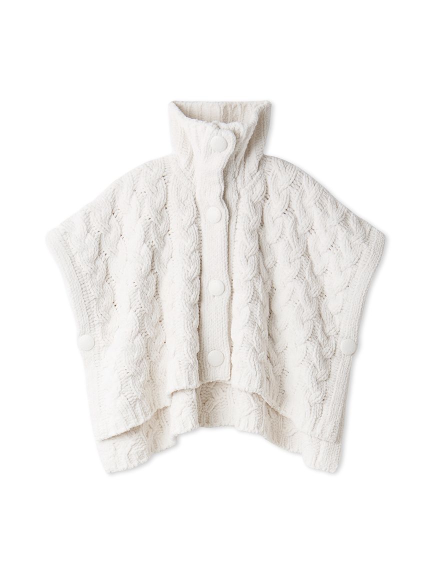 Sleep】ケーブルニット ショルダーウォーマー(クッション・グッズ