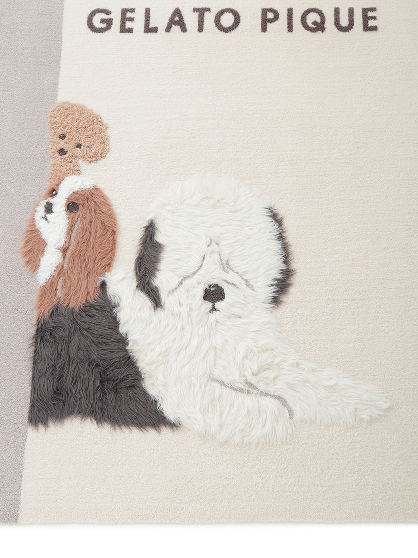 【新品】ジェラートピケスリープトイプードルジャガードマルチカバー Sleep】トイプードルジャガードマルチカバー（ベッドリネン