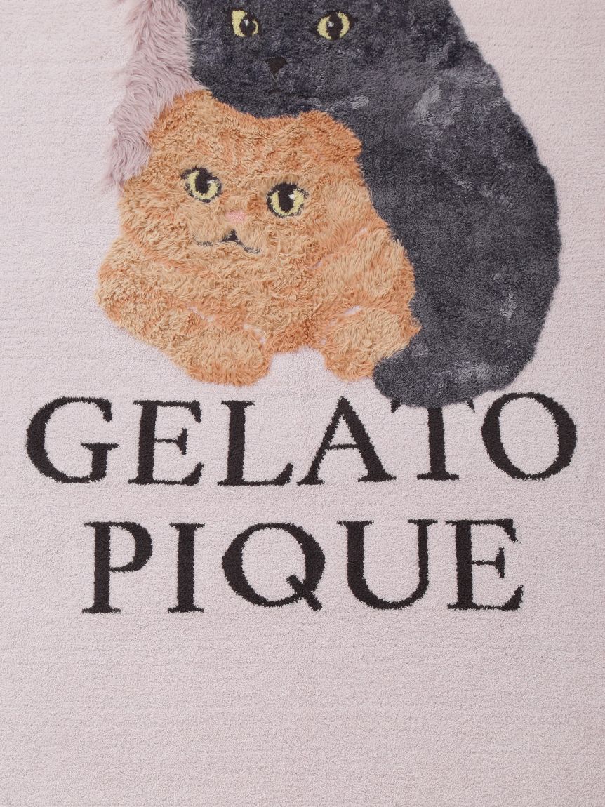 Sleep】CAT3柄 ジャガードマルチカバー(ブランケット