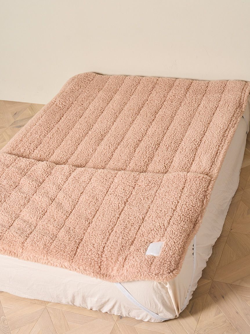 Sleep】足入れ敷きパッド（ダブル）(ボックスシーツ・敷きパッド