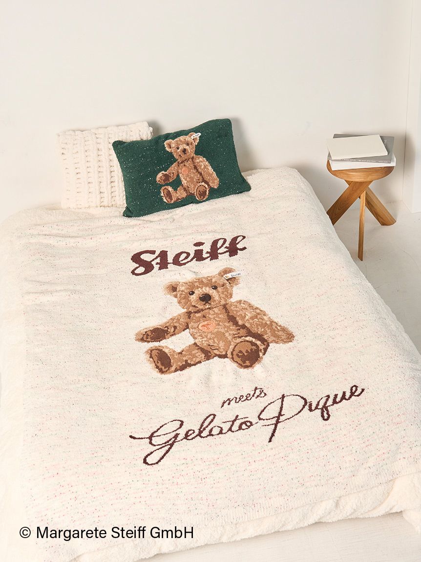 Sleep】【Steiff】 ジャガードマルチカバー(ブランケット