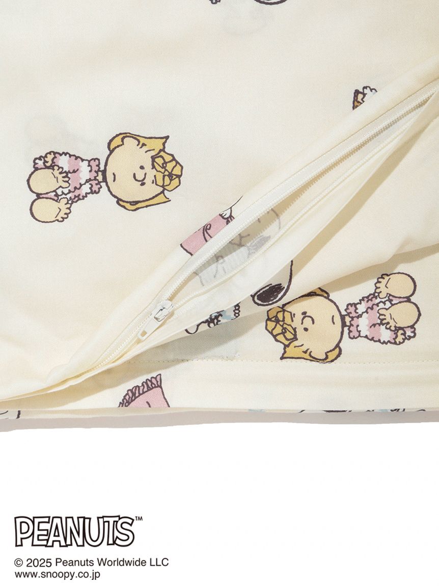 PEANUTS】オリジナルアート 総柄寝具3点セット（シングル）(寝具