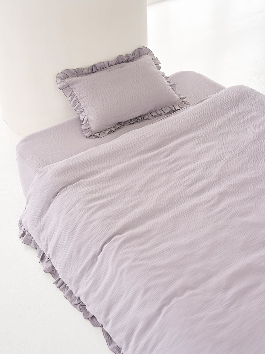Sleep】ダブルガーゼフリル3点セット（シングル）(寝具セット