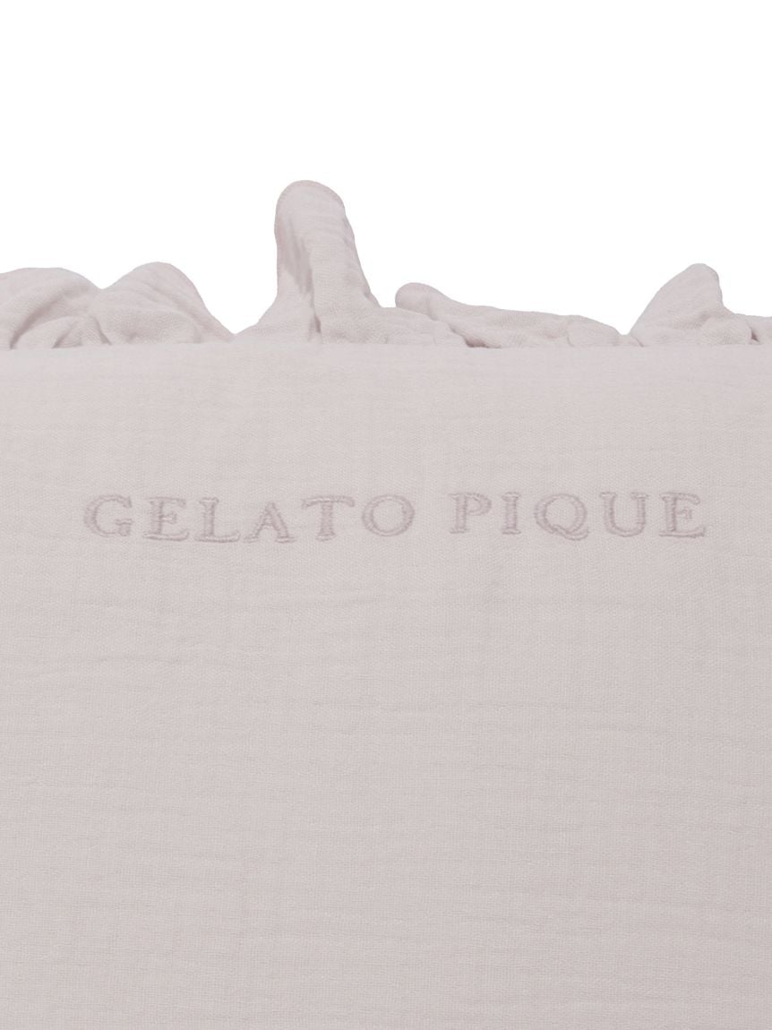 新品【ジェラートピケSleep】ダブルガーゼフリル２点セット（セミダブル） Sleep】ダブルガーゼフリル2点セット（セミダブル）(寝具セット